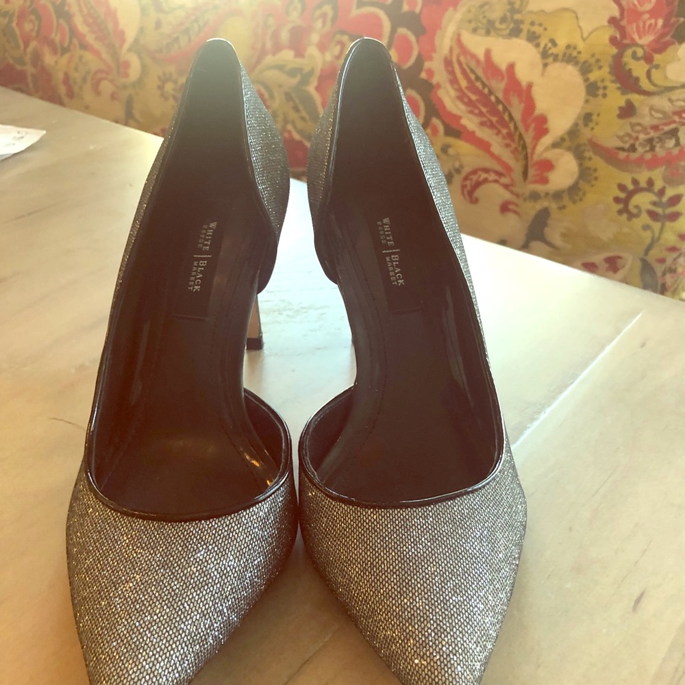 WHBM glitter pumps